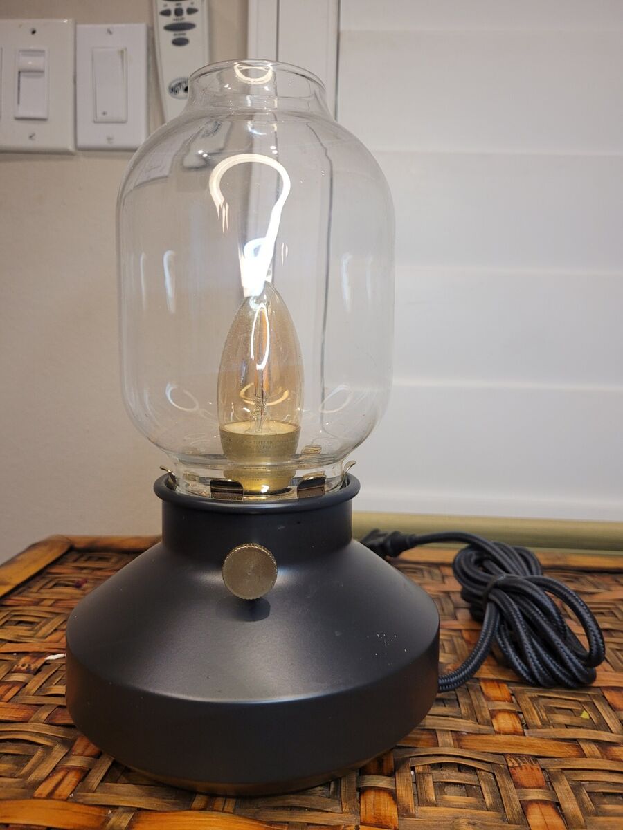 Ikea TARNABY Table Lamp, Dimmable Steel Glass Anthracite Ikea TARNABY Table Lamp, Dimmable Steel Glass Anthracite