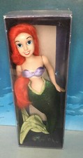 POUPEE DOLL PORCELAINE PRINCESSE DISNEY ED. ATLAS ARIEL LA PETITE SIRENE +/-18cm