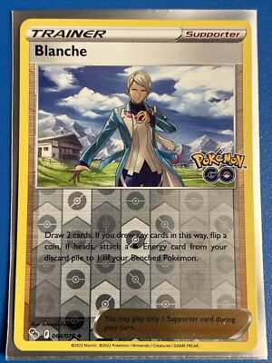 Pokémon TCG Blanche Pokemon Go 064/078 Reverse Holo Uncommon NM + Card Saver
