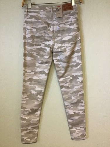 Levi's Women 720 High-Rise Super Skinny Cropped Camo Jean Size 00/W24 NWT - Picture 2 of 2