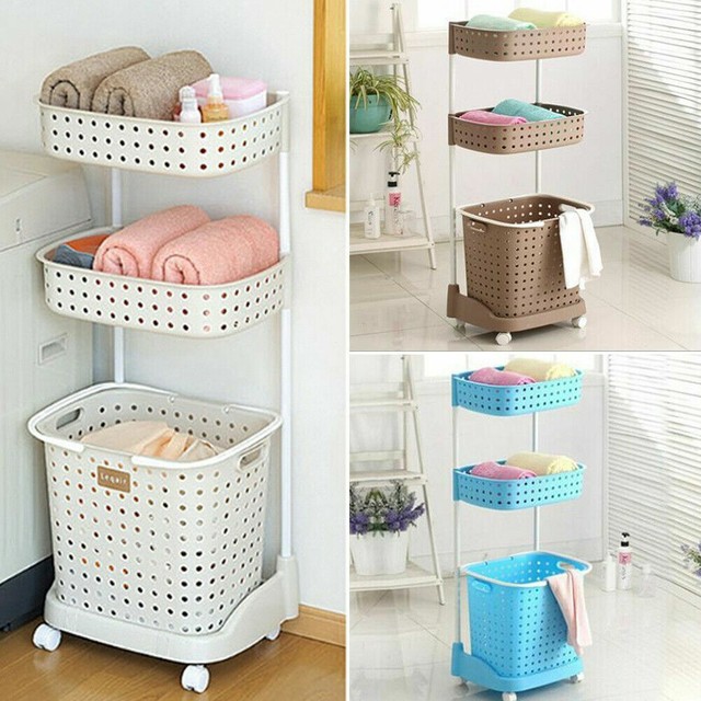 Washing Wheels Laundry Basket Clothes Trolley Cart Mobility Hamper Disability For Sale Ebay