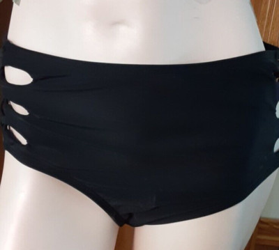 Time and Tru Black Bikini Bottoms Misses Size S(4-6)