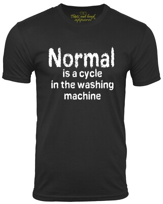 #ad #ad Normal is a Cycle in The Washing Machine Funny T Shirt Humor Tee $21.98