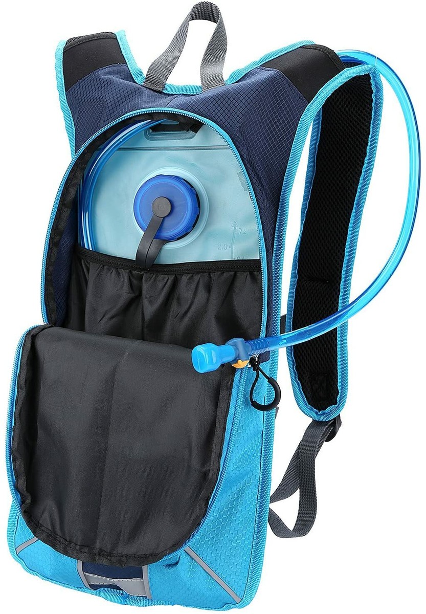 YISMEET Hydration Backpack, Water Reservoir Blue Black 70oz Hiking