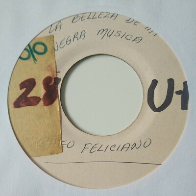 Cheo Feliciano La Belleza De Mi Negra Musica 28 VG #1680