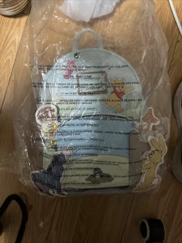 Loungefly Disney Winnie The Pooh 95th Anniversary Celebration Toss Mini Backpack