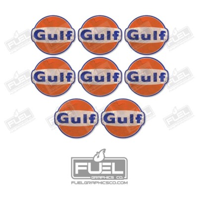 Buy GULF Gasoline Oil Racing F1 Motorbike Motorsport Rally Nascar Decals Stickers In Mexico DF - Foto 9