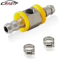 Fuel Line Fuel Pressure Gauge Sensor T-Fitting Adapter 3/8”