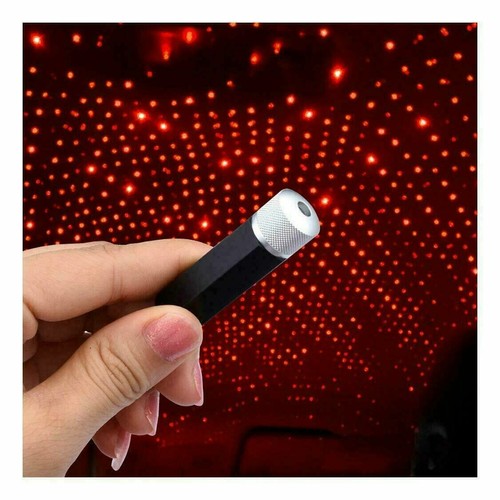 USB Car Interior LED Light Roof Room Atmosphere Starry Sky Lamp Star Projector - Picture 14 of 16