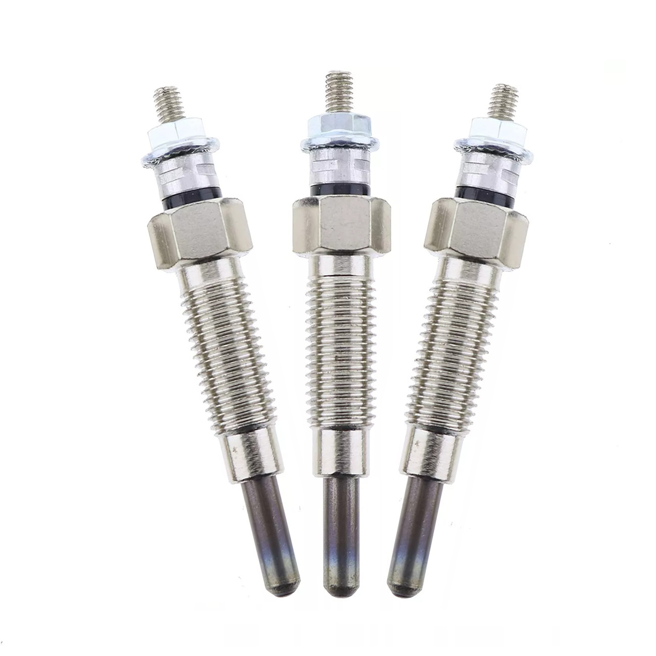 New 3 pcs Glow Plugs for Kubota S2800 Z751-A D1402 D1302 D1301 D1102 Engines