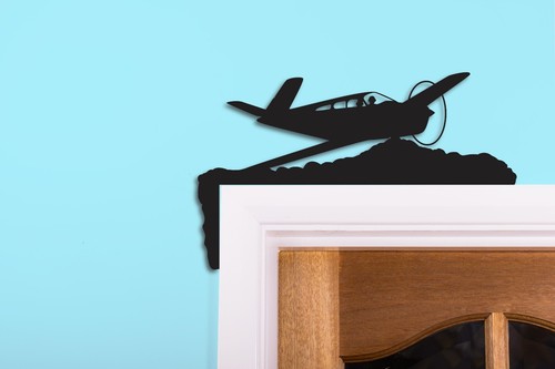 V35 Beechcraft Bonanza Airplane Silhouette Door/Shelf Topper Decor- gift idea - 第 1/6 張圖片