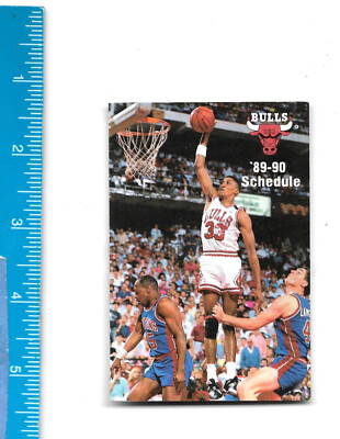 ＠NBA シカゴブルズ スケジュールカード (89/90) NBA シカゴブルズ スケジュールカード (89/90)