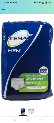 Tena Protective Undewear Super plus XL- 4 Packs Of 14CT