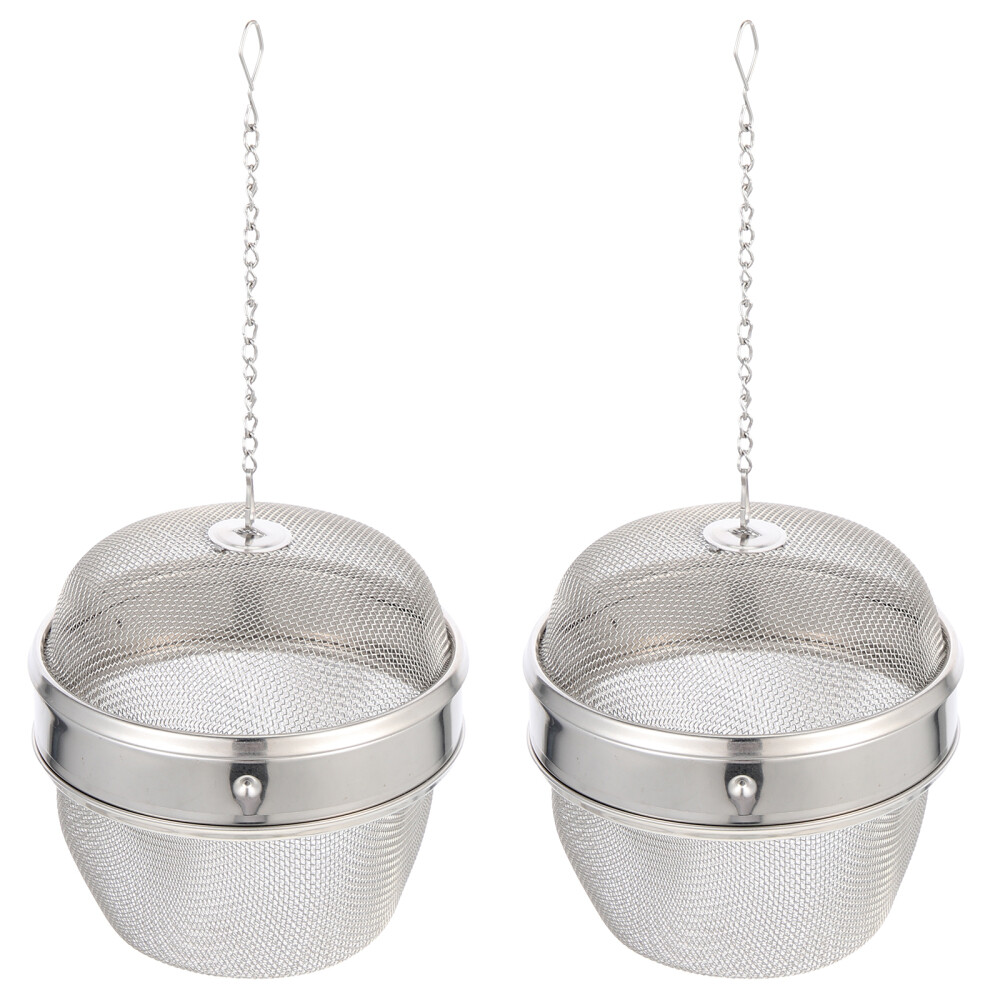 2-Pack Stainless Steel Watch Cleaner Basket with Tea Strainer