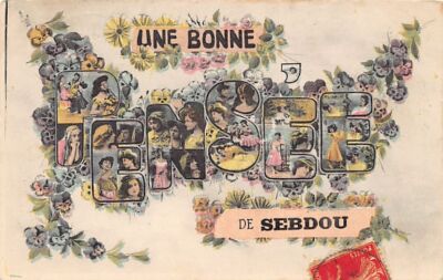 Algeria - SEBDOU - A Good Thought of... - Ed. A.F.