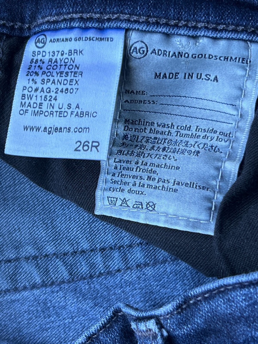 AG Adriano Goldschmied Jeans The Farrah Skinny Ankle Women's Size