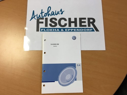 Bedienungsanleitung VW Radio RCD210 05.2009 101.5W6.R21.00