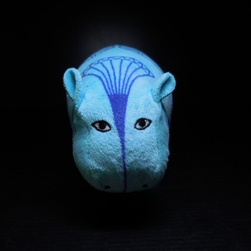 N24.212 Peluche Ippopotamo L’ Elan Vert 2018 Blu Verde Giocattolo Bambini