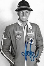 Hans Heyer Lancia Signed Photo 1977 German Grand Prix F1 ATS Penske Le Mans