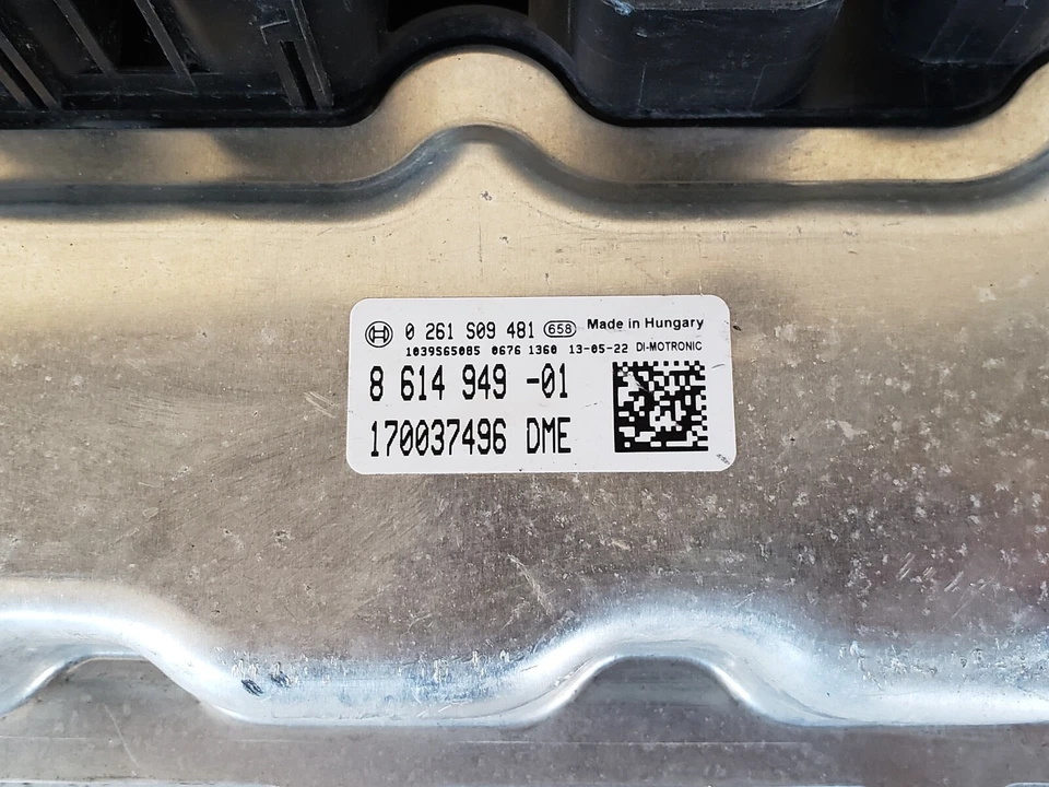 2013 Bmw 320 320i 8 614 949 computador controle de motor cerebral módulo ECU ECM EBX - Imagem 2 de 4