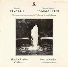 Antonio Vivaldi & Giovanni Sammartini LP Concertos & Symphonies for Violin