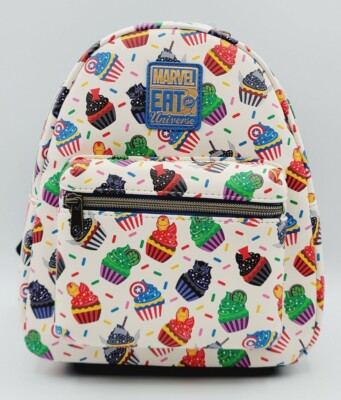 Disney Marvel Eat The Universe Cupcakes Mini Backpack NEW w/o tags Marvel Eat The Universe Cupcakes Mini Backpack | Hot Topic main image 3