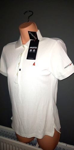 Musto Ocean Leisure white polo size 8 NWT rrp £55 - Picture 2 of 5