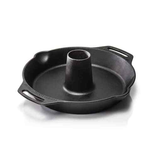 Petromax Poultry Roaster Pan, Cast Iron Cookware for Oven or Grill, 11.8"