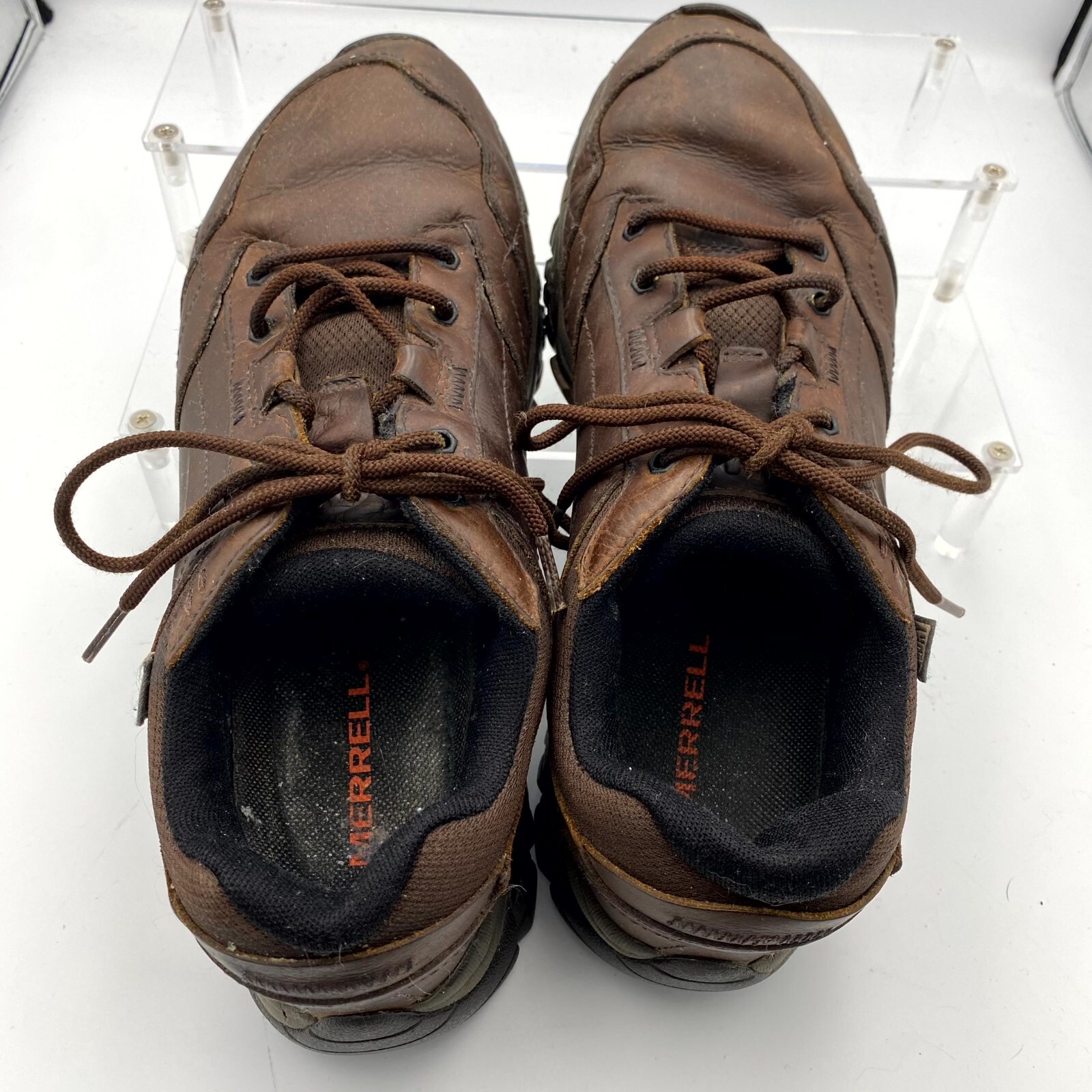 Merrell Moab Adventure J91825 Uomo 10 Stivali Marrone Scuro Impermeabili Scarpe da Escursionismo