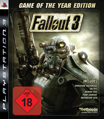 PS3 / Sony Playstation 3 Spiel - Fallout 3 (Game of the Year)(mit OVP)(USK18)