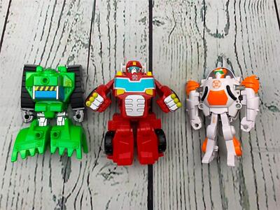 Transformers Rescue Bots Griffin Rock Team Action Figures 3 Pack