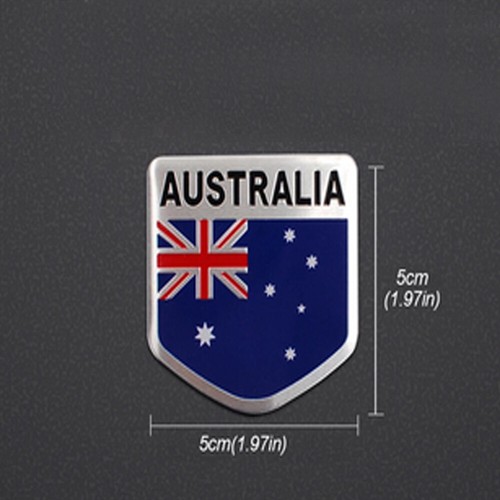 Australia Shield Flag Logo Badge Sticker Australia Emblem Metal Decal Accessory. - Bild 8 von 15