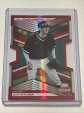 2023 Elite Extra Edition Prime Numbers A Die-Cut #52 Justin Riemer /200