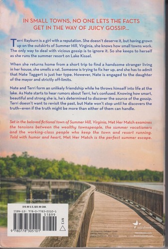 Met Her Match  by Jude Deveraux (Summer Hill Series)  (Trade Paperback: Fiction, - Bild 2 von 2