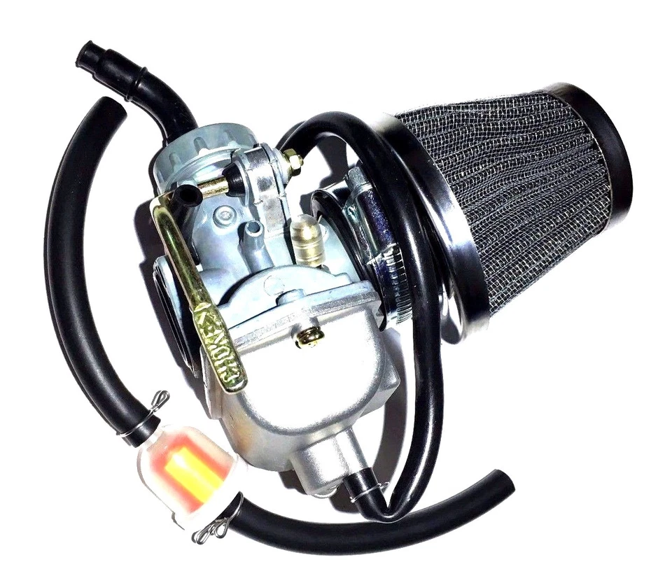 MONTAJE COMPLETO DE CARBURADOR CARBURADOR CON FILTRO DE AIRE Y COMBUSTIBLE PARA HONDA XR80 XR80R NUEVO Foto 3 de 3