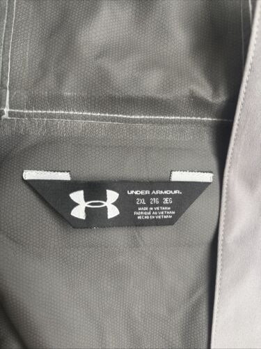 Under Armour Men's UA Storm Hooded Jacket Sz XXL 2XL Gray Green Coat. Brand New - Picture 11 of 14