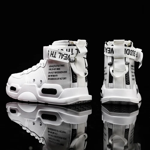 Men's Women's High Top Fashion Sports Shoes Comfortable Casual Outdoor Jogging - Picture 13 of 41