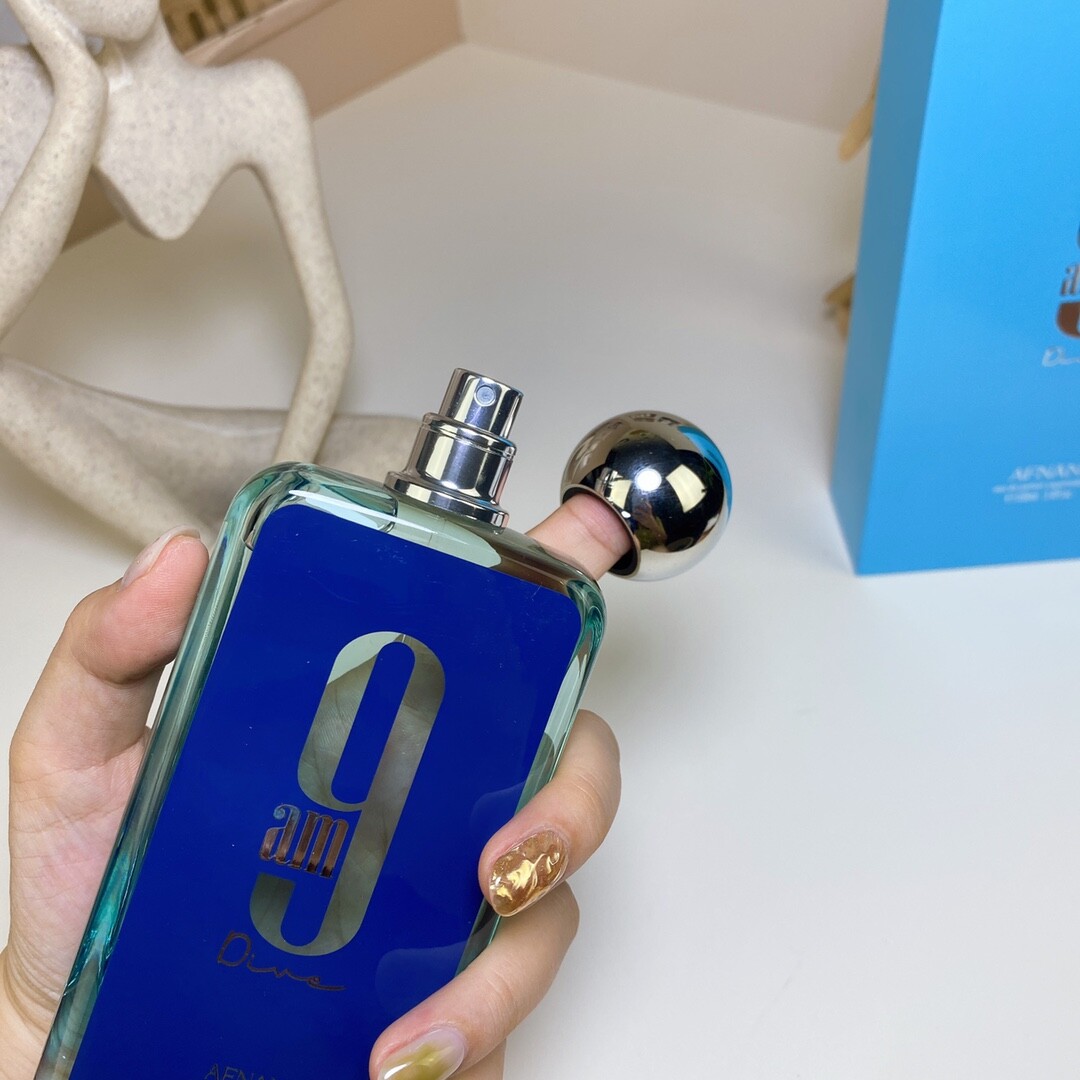 Afnan Perfume 100ml ユニセックス ダークブルー Fragrance of Afnan Afnan Blue 9am Dive Unisex Perfume 100ml