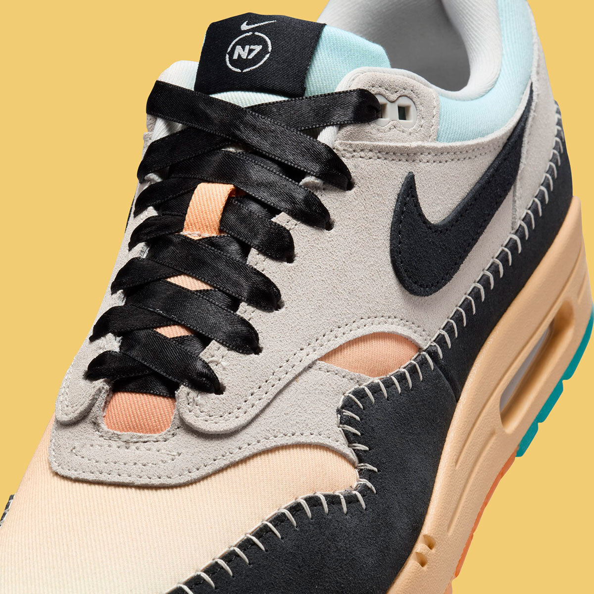 Nike Air Max 1 '87 N7 Light Bone Sesame Dusty Cactus Black Nike Air Max 1 '87 N7 Light Bone Sesame Dusty Cactus Black