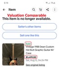 Vintage 80's Dean Derri-Air Guitar - Very Rare & Hard to Find Piece of Ass : )~ — photo 8