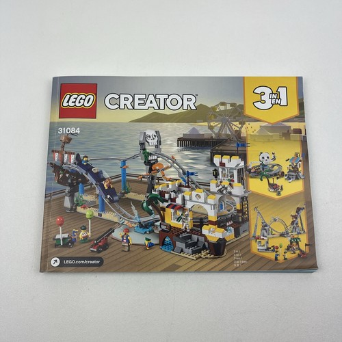 Lego Creator 31084 Bedienungsanleitung Buch nur 3 in 1 Achterbahn ohne Steine - Bild 2 von 12