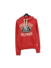 SoulCal Co Women's Hoodie S Red Cotton with Polyester Pullover