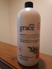 Philosophy Pure Grace Shampoo Shower Gel Bubble Bath 32 oz Sealed  Pump
