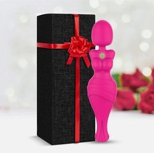 Ultra Powerful Silicone Mini Small Wand Massager Massage USB Rechargeable