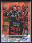 2022 TOPPS CHROME FORMULA 1 OSCAR PIASTRI AWARD WINNER SAPPHIRE ORANGE #D 10/25