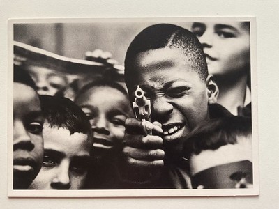Kunst Postkarte Foto, Jean Mohr, New York 1966, Kinder Boys Vintage