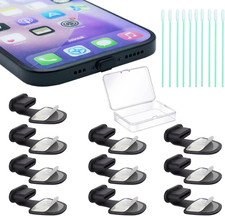 USB C-Type anti Loss Dust Plugs, USB C-Type Port Silicone Dust Covers, with Deta