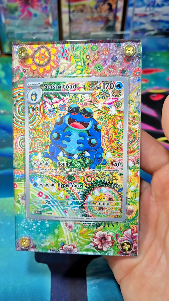 Pokemon Seismitoad IR 105/086 Black Bolt Extended Art Case | eBay