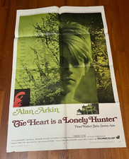 THE HEART IS A LONELY HUNTER Alan Arkin ORIGINAL 1968  1-SHEET MOVIE POSTER