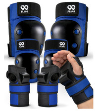 Set Protezioni Bambino Pattini/Skate S/M (7–12 anni) — Ginocchiere, Gomitiere e